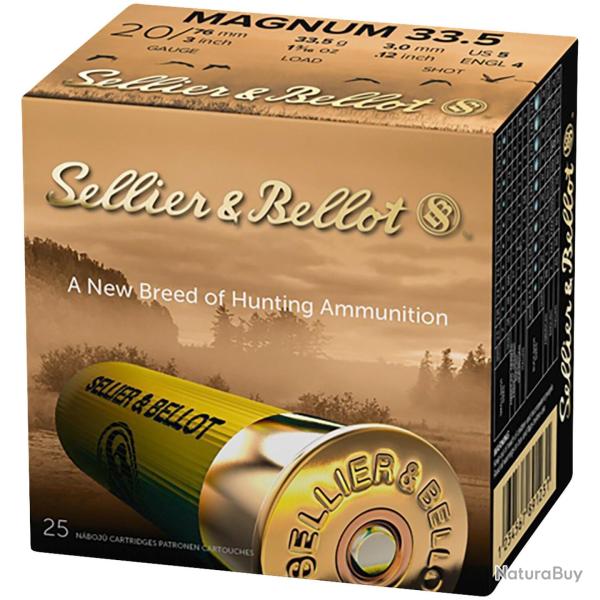 20/76, Chasse Plastique Magnum (33,5gr-3,5mm) (Calibre: 20/76)