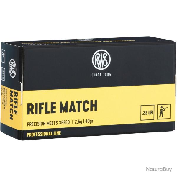 .22 Long Rifle, Rifle Match (Calibre: .22 lr.)