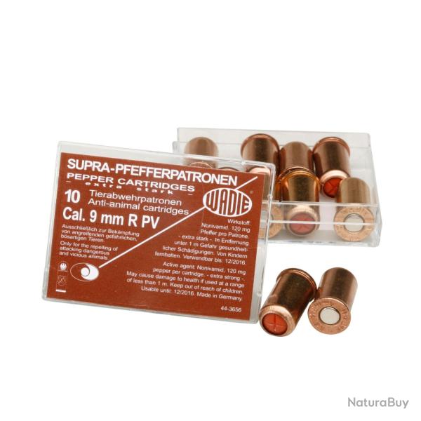 9mm RK (revolver) au poivre (Calibre: 9mm RK)