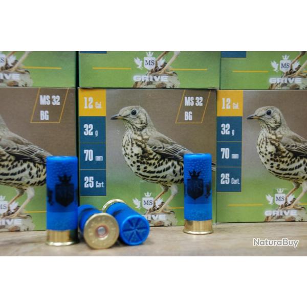 CARTOUCHES MS 32 GR SPECIAL GRIVE  A PRIX PROMO !!!! carton de 250