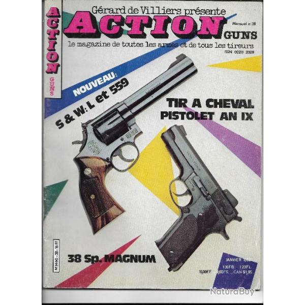 magazine action guns numero 38 janvier 1982