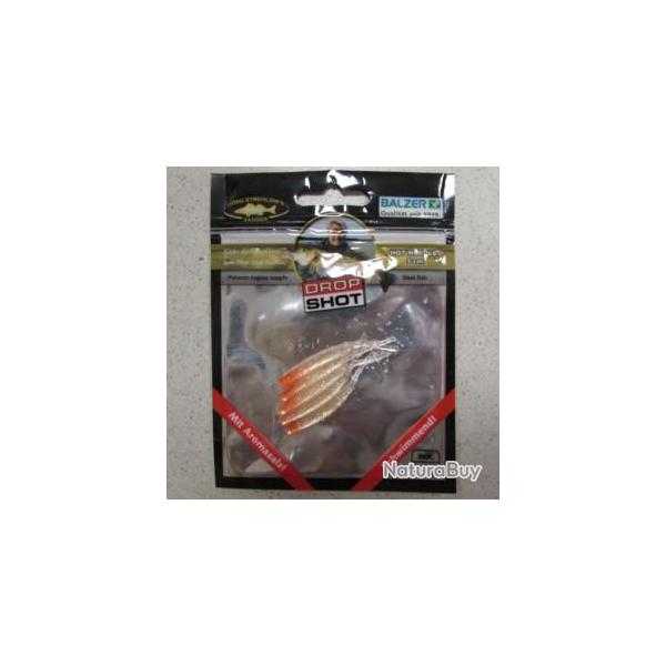 Leurre souple aromatis� BALSER, "transparent silver glitter"