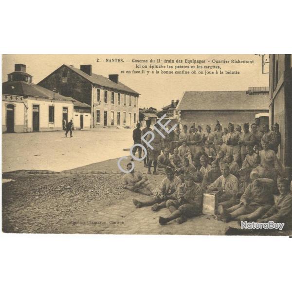 A SAISIR D'ORIGINE - Carte postale NEUVE du 11� Train des Equipages de NANTES - Quartier Richemont