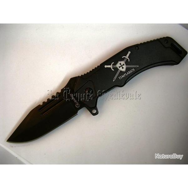 ALBAINOX COUTEAU TACTIQUE BLASON DU TEMPLE