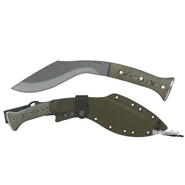 Couteau Condor K-TACT Kukri Lame Carbone 1075 Manche Micarta Etui Kydex Made El Salvador CTK181210 -