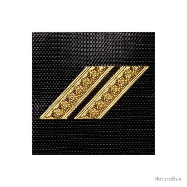 Galon poitrine GENDARMERIE MOBILE plastique grade MARCHAL DES LOGIS CARRIRE