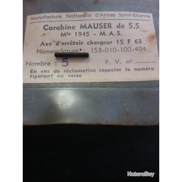 Axe d'arrtoir de chargeur mas45 mas 45 (1806)