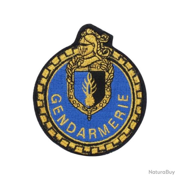 �cusson tissu Gendarmerie Motard Or