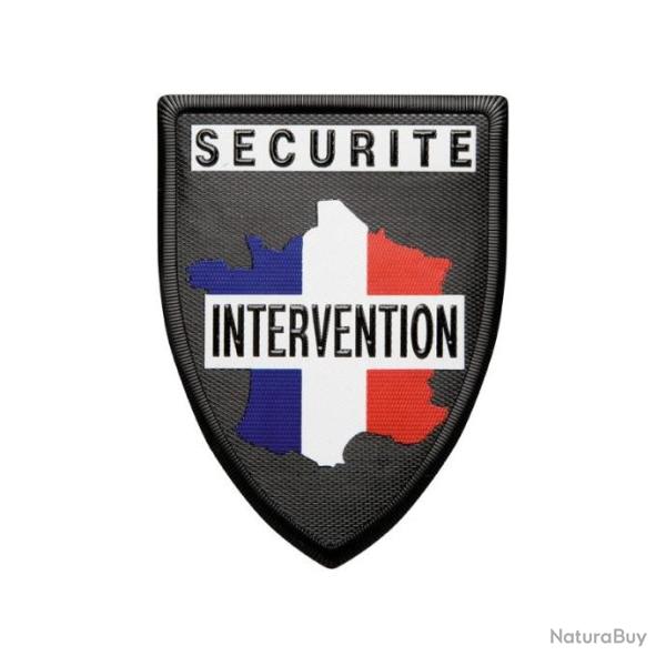 Ecusson PVC �cu FRANCE SECURITE INTERVENTION velcro