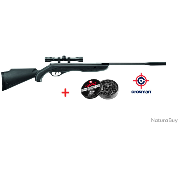Vente Flash! Carabine Crosman Fury Np 19.9J cal 4.5 + Lunette Centerpoint 4X32 + 250 Plombs