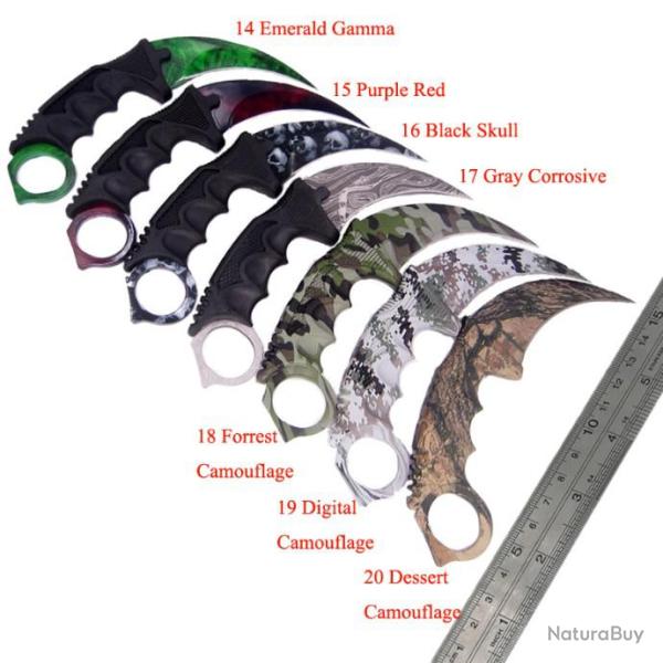 CS GO Couteau de poche Tactique Combat Karambit Counter Strike