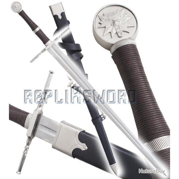 The Witcher Epee Geralt de Riv Replique Wolf Sabre Repliksword
