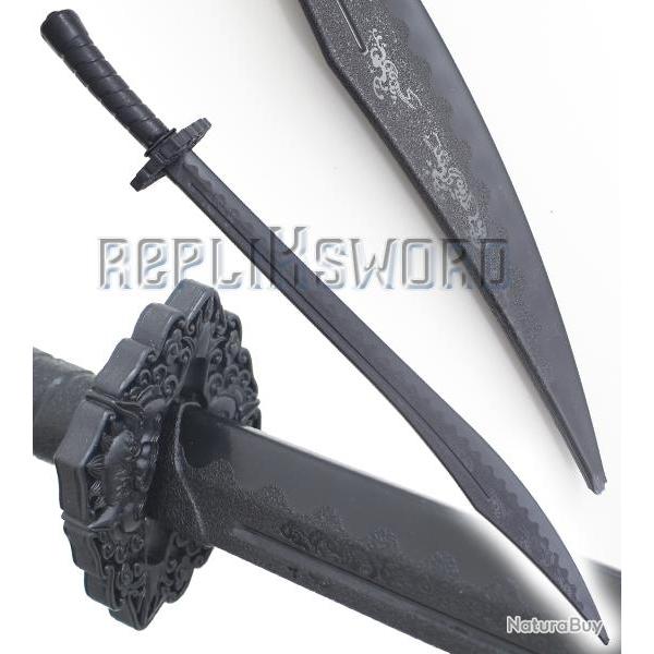 Sabre Polypropylene Epee Noire Entrainement E474-PP Repliksword