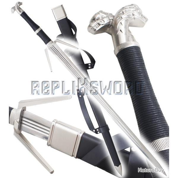 The Witcher Epee Geralt de Riv Replique Twin Wolf Sabre Repliksword