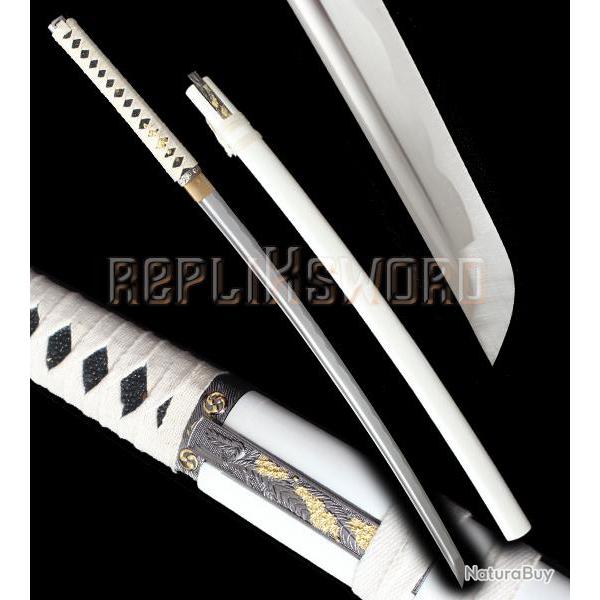Ten Ryu - Shirasaya Katana Forge Tomoe Blanc Repliksword