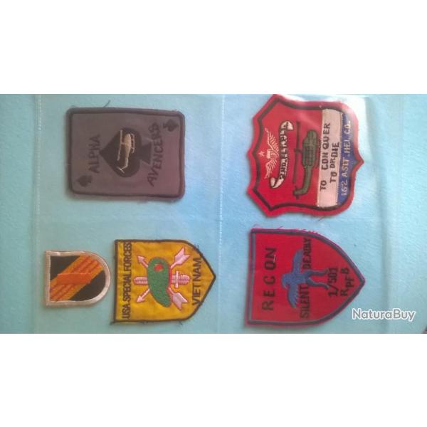 US RECON - INDIANS SCOUT VIETNAM etUS MILITARY POLICE