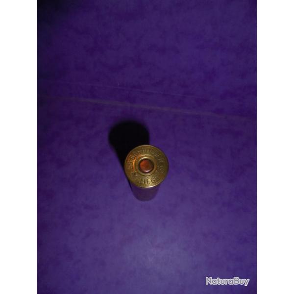 RARE DOUILLE  ANCIENNE JAMAIS CHARGEE BELGE ED. SCHROEDER CAL. 16  POUR LA COLLECTION