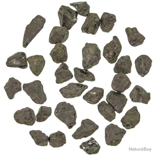 Pierres brutes spinelle noir - 1 � 1.5 cm - 20 grammes