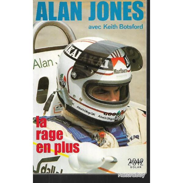 alan jones avec keith botsford la rage en plus  formule 1 , courses , comp�titions