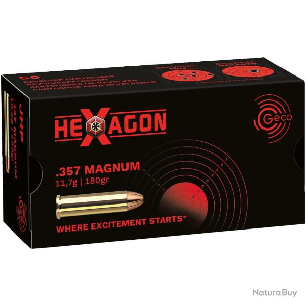 .357 Mag. Hexagon 180grs. (Calibre: .357 Mag.)