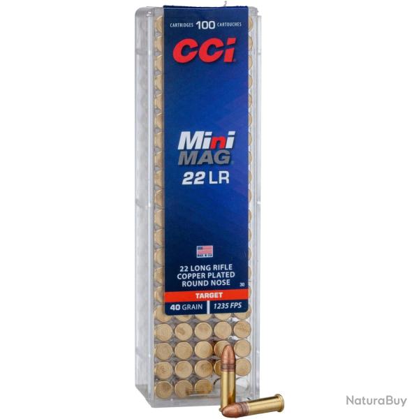 .22 lr Mini Mag. 2,6g/40grs. (Calibre: .22 lr.)