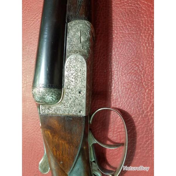 Magnifique Fusil juxtapos� Artisanal li�geois d'occasion fini par Lebeau Courally cal.12/70