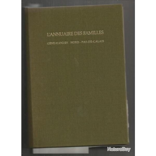 L'annuaire des familles nord pas de calais , g�n�alogie
