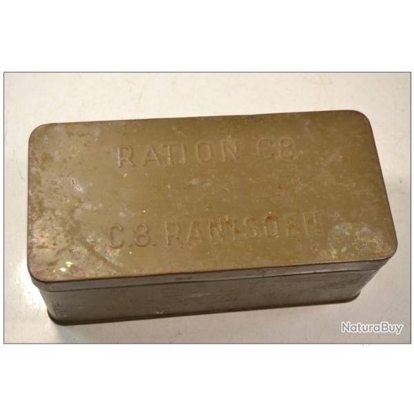 Ration de combat Arm�e Belge, Belgique. 1961, Guerre du Congo, Arm�e Belge