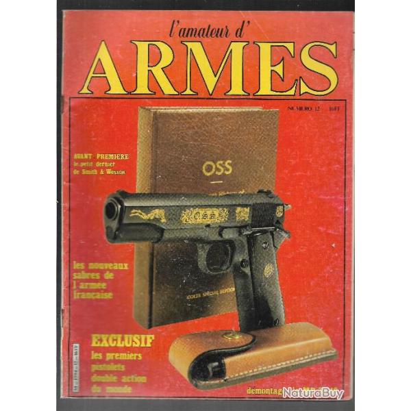 l'amateur d'armes n�12 smih & wesson 559, guiseppe vitali pistolet mle 1905, armes de la mafia