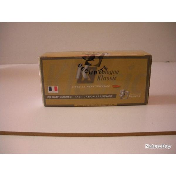 1 BOITE DE CAL.222REM SUBSONIQUE SOLOGNE