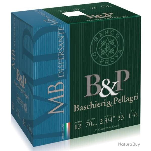 Cartouche B P MB Dispersante Cal. 12 33 g Plomb