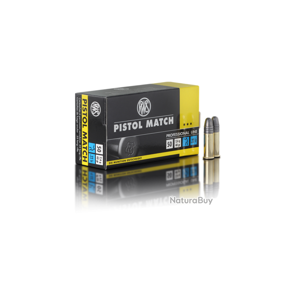 Cartouches 22 LR RWS Pistol Match