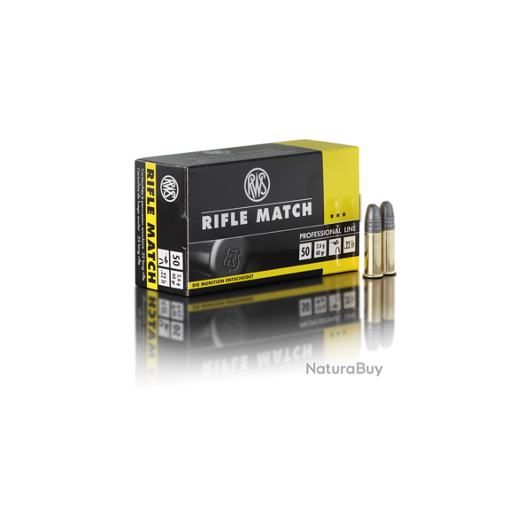 Cartouches 22 LR RWS Rifle Match
