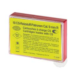 Cartouches 9 mm - 380 RK gaz CS