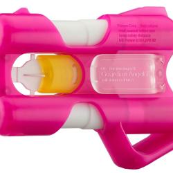 Projecteur gaz lacrymog&egrave;ne Guardian Angel III rose