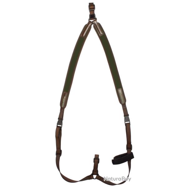 Bretelle carabine n�opr�ne Niggeloh "sac � dos" / Vert