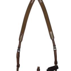 Bretelle carabine n&eacute;opr&egrave;ne Niggeloh "sac &agrave; dos" / Marron