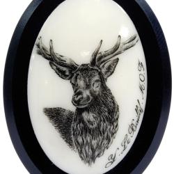 Calotte Cerf pour fusil ou carabine-&Eacute;cru