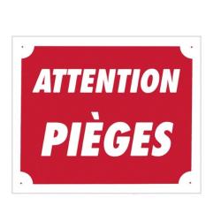 Pack 10 pancartes de chasse ATTENTION PI&Egrave;GES