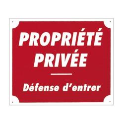 Pack 10 pancartes de chasse PROPRI&Eacute;T&Eacute; PRIV&Eacute;E / 1