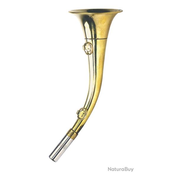 Corne de chasse 24 cm ronde cintr�e � pavillon Elless