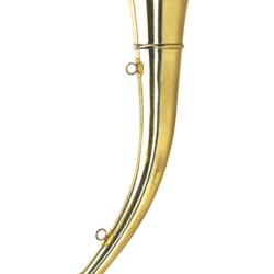 Corne de chasse 40 cm ronde cintr&eacute;e &agrave; pavillon Elless