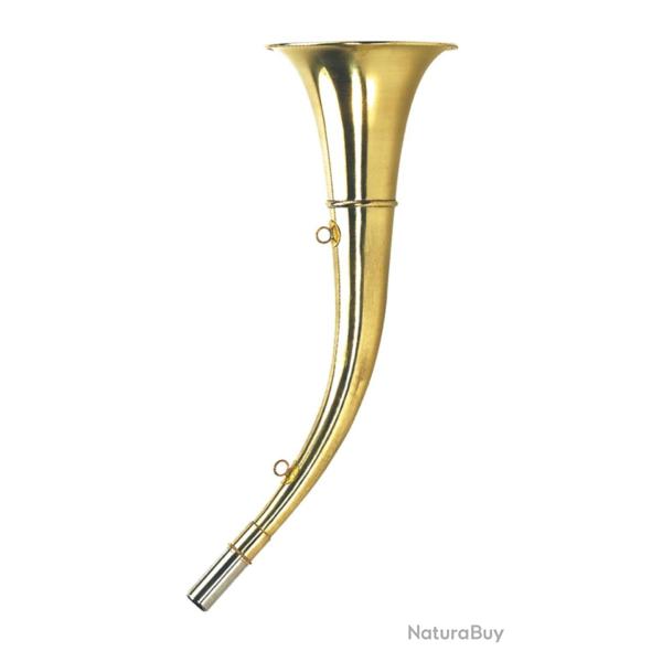 Corne de chasse 40 cm ronde cintr�e � pavillon Elless
