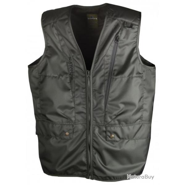 Gilet de chasse anti ronce Somlys Kaki 252N