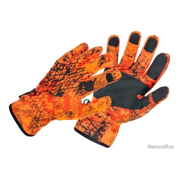 Gants de chasse ProHunt Snake Ghost Camo Snake Blaze