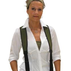 Bretelles pantalon Niggeloh n&eacute;opr&egrave;ne / Vert