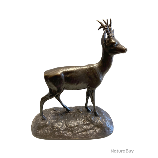 Bronze Chevreuil moyen mod�le � l'�coute
