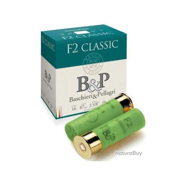 Cartouche F2 Classic Calibre 16 29 g Plomb