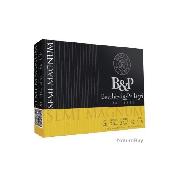 Cartouche B P Mythos Valle Semi Magnum Cal. 20 32 g Plomb