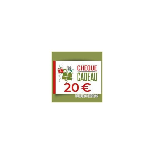 Ch�que-cadeau 20 &euro;